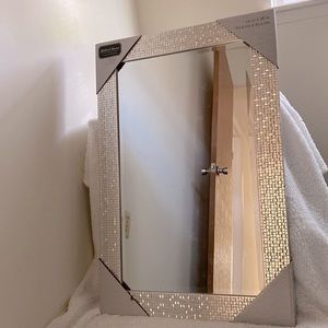 Mosaic tile Silver Metallic Mirror